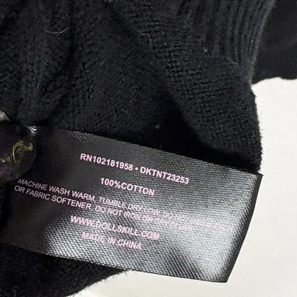 NWOT Dolls Kill Trickz N' Treatz Halloween Sweater Pumpkin Bear Oversized XXL - Picture 5 of 5